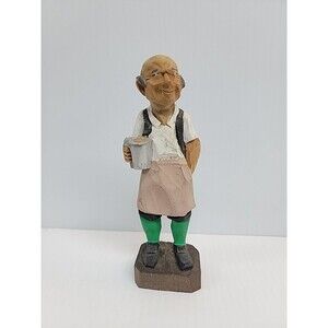 Vntg Duncan Hannah  Folk Art. Pub Owner. 5 3/4" High.